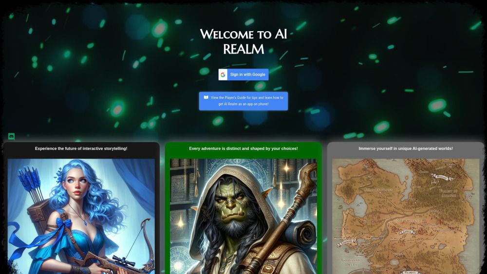 Screenshot of AI Realm Screenshot of AI Realm