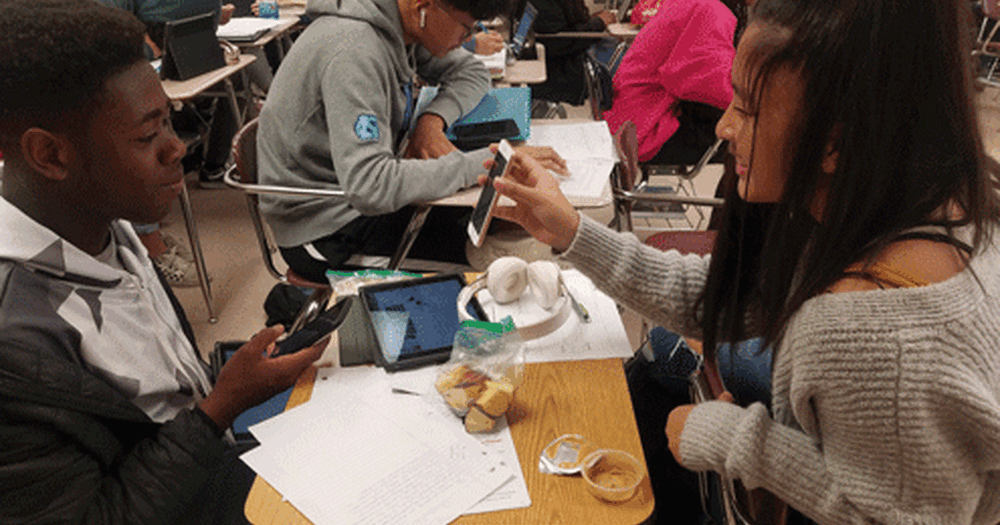 Screenshot of Students’ Smartphones and Privacy Debate Screenshot of Students’ Smartphones and Privacy Debate