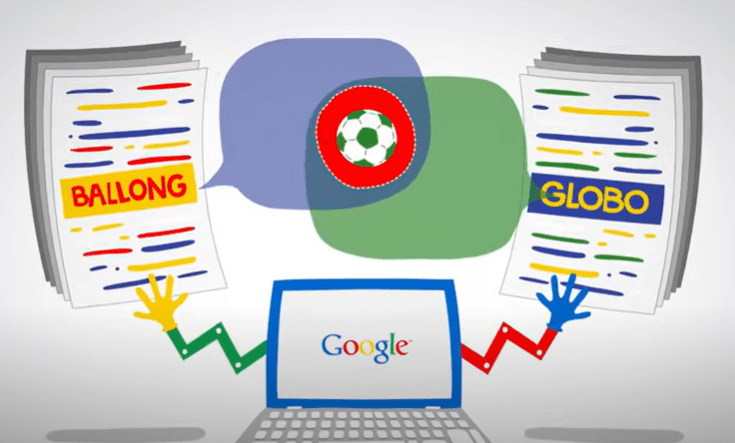 Screenshot of Inside Google Translate