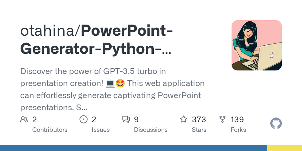 Screenshot of PowerPoint Generator Python Project