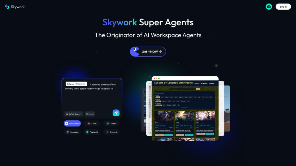 Screenshot of Skywork