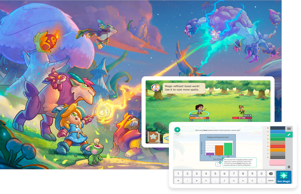 Screenshot of Prodigy Math