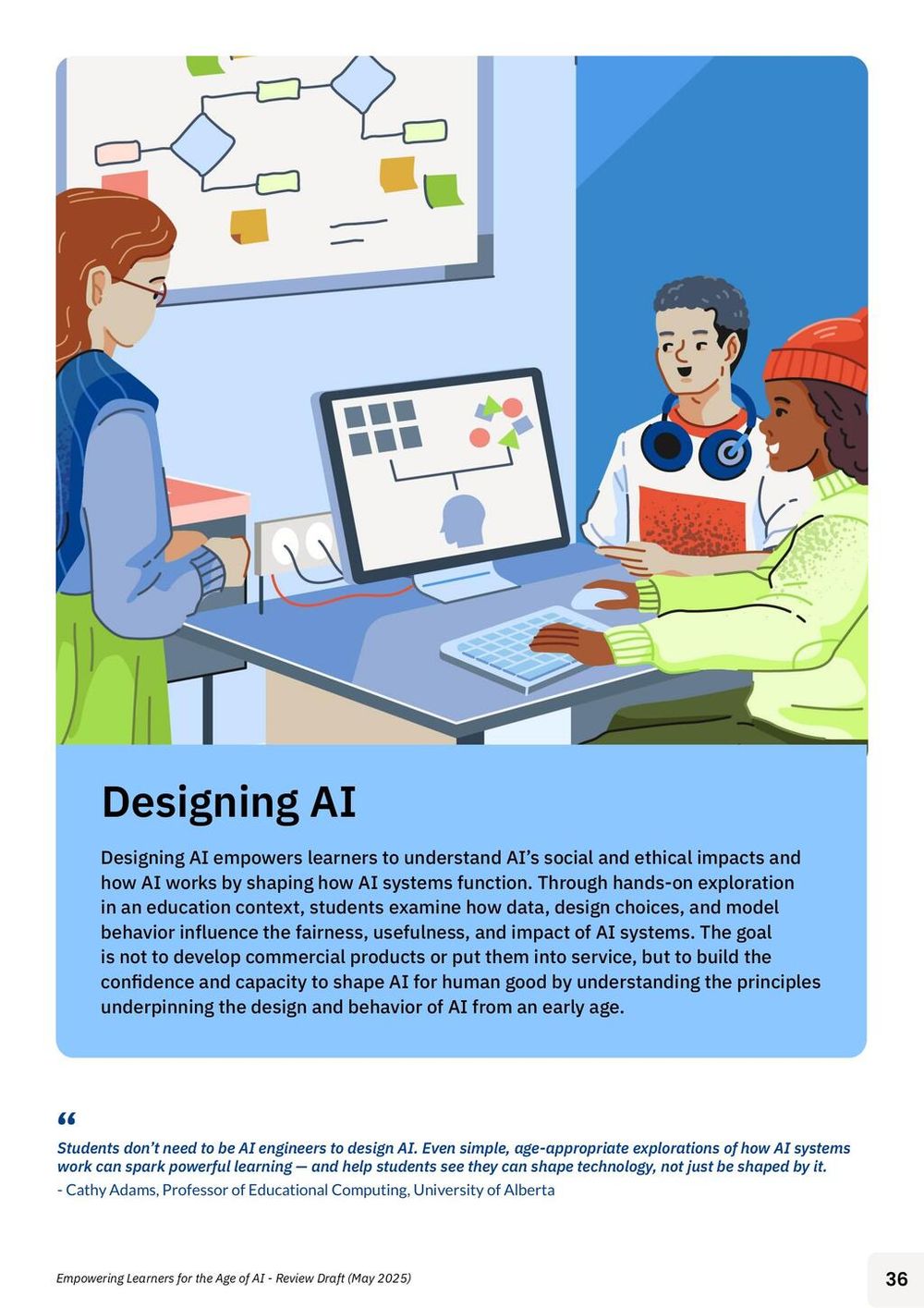 Screenshot of Designing AI