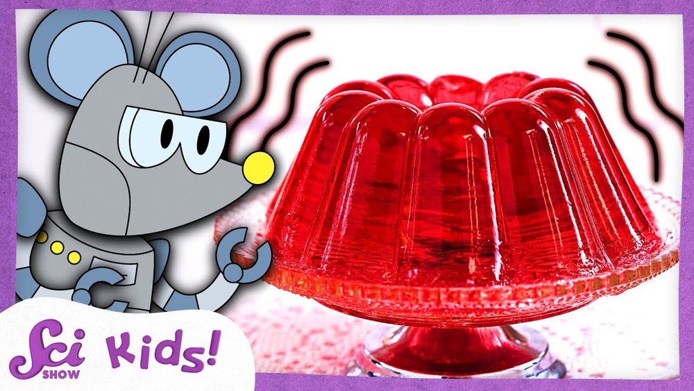 Screenshot of Wiggly Gelatin Treats! | The Science of Food! | SciShow Kids