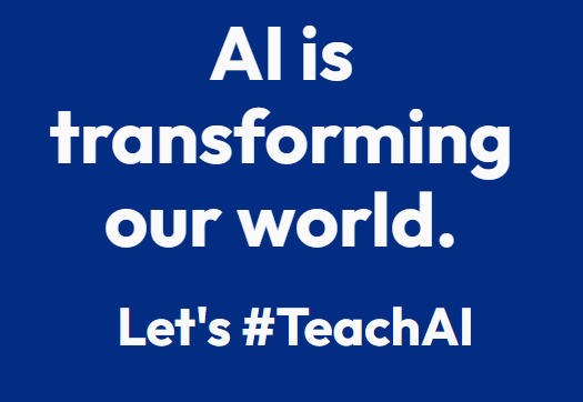 Screenshot of TeachAI Resources