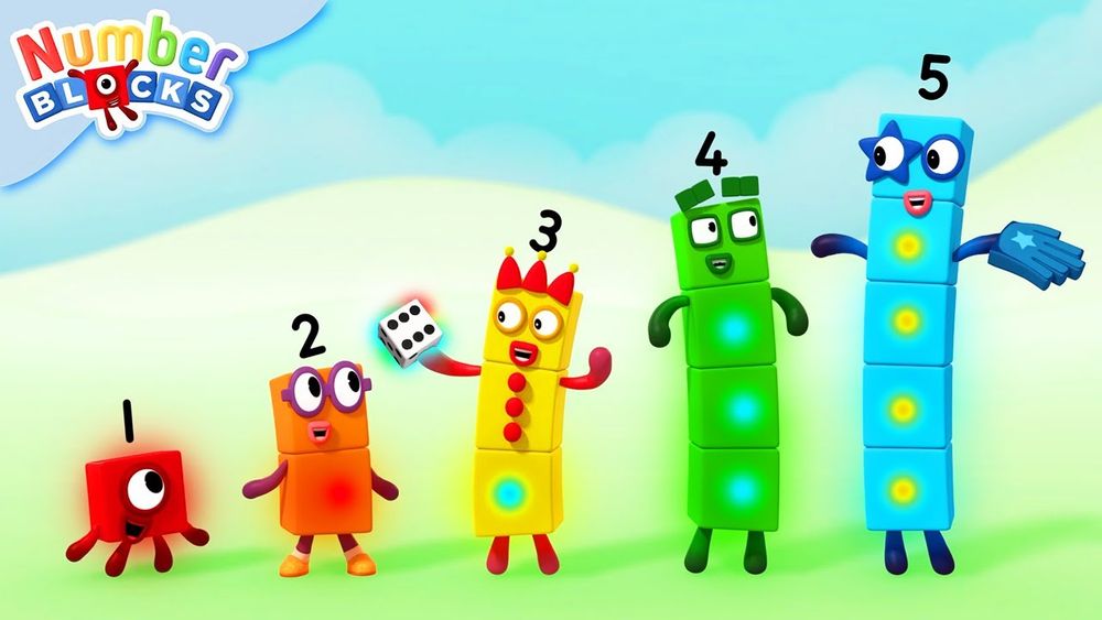 Screenshot of Colourful Math - Numberblocks