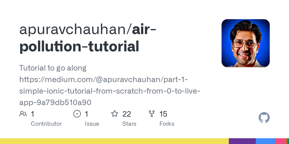 Screenshot of Air Pollution Tutorial