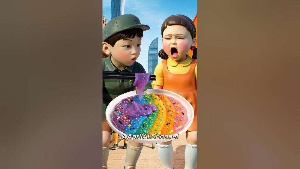 Screenshot of Squid Game AI Edible Slime ASMR Screenshot of Squid Game AI Edible Slime ASMR