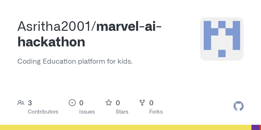 Screenshot of GitHub - Asritha2001/marvel-ai-hackathon