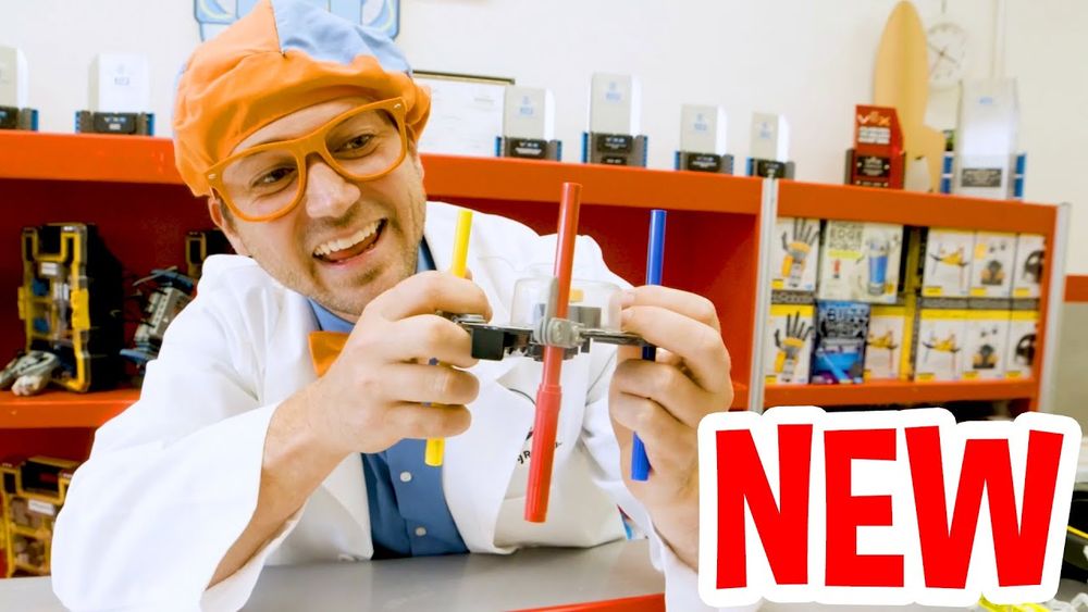 Screenshot of Blippi STEM Learning Video Screenshot of Blippi STEM Learning Video