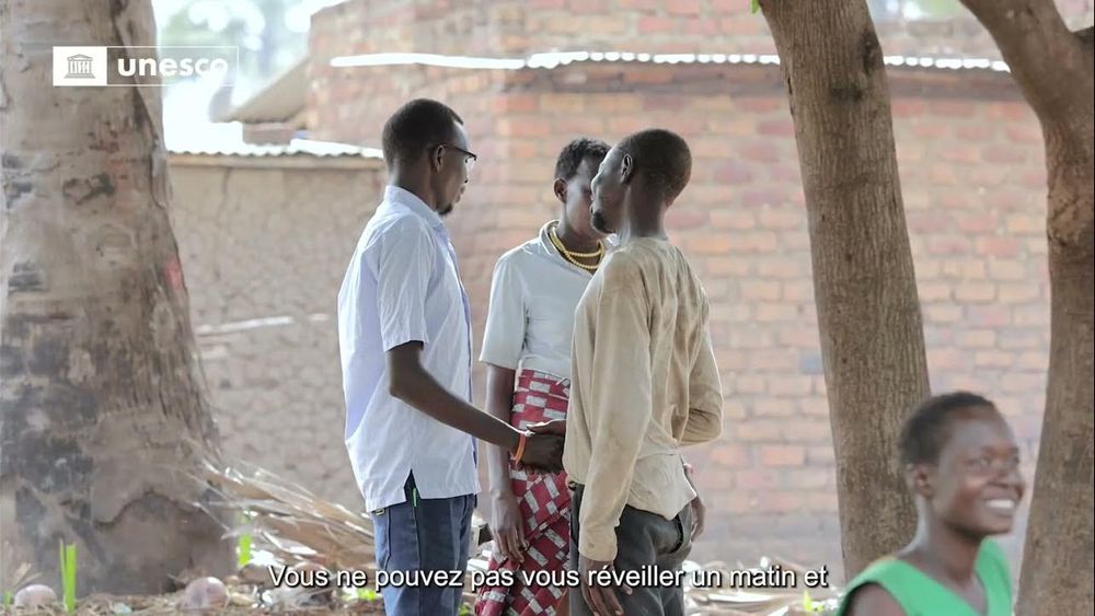 Screenshot of Raconter les histoires des réfugiés