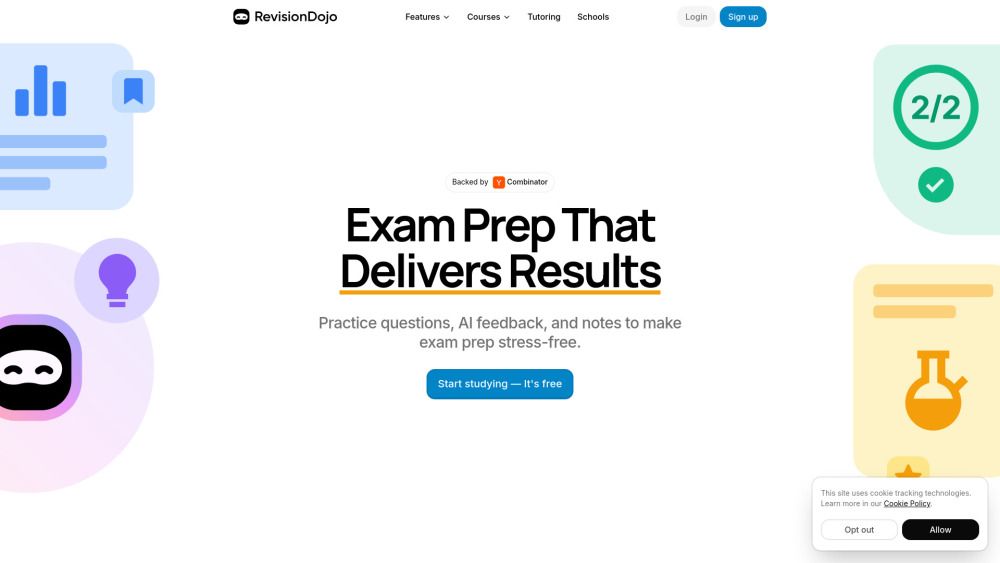 Screenshot of RevisionDojo Screenshot of RevisionDojo