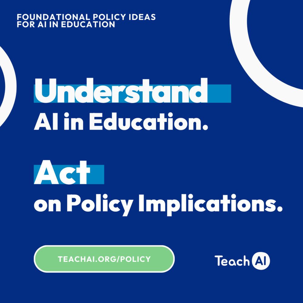 Screenshot of Foundational Policy Ideas for AI in Education