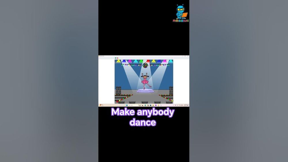 Screenshot of Dance Animation Tutorial in Scratch Screenshot of Dance Animation Tutorial in Scratch