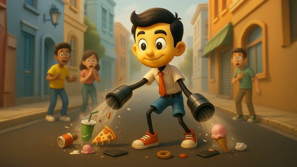 Screenshot of What if our Hands were Vacuum Cleaners? Screenshot of What if our Hands were Vacuum Cleaners?