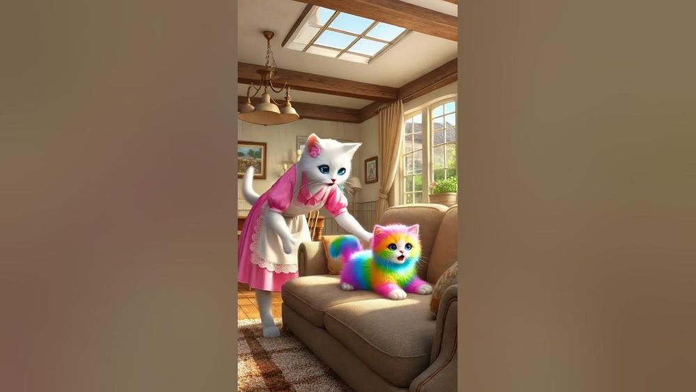 Screenshot of Rainbow Cat's Mischief