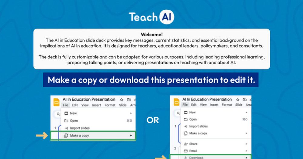 Screenshot of AI in Education Slide Deck