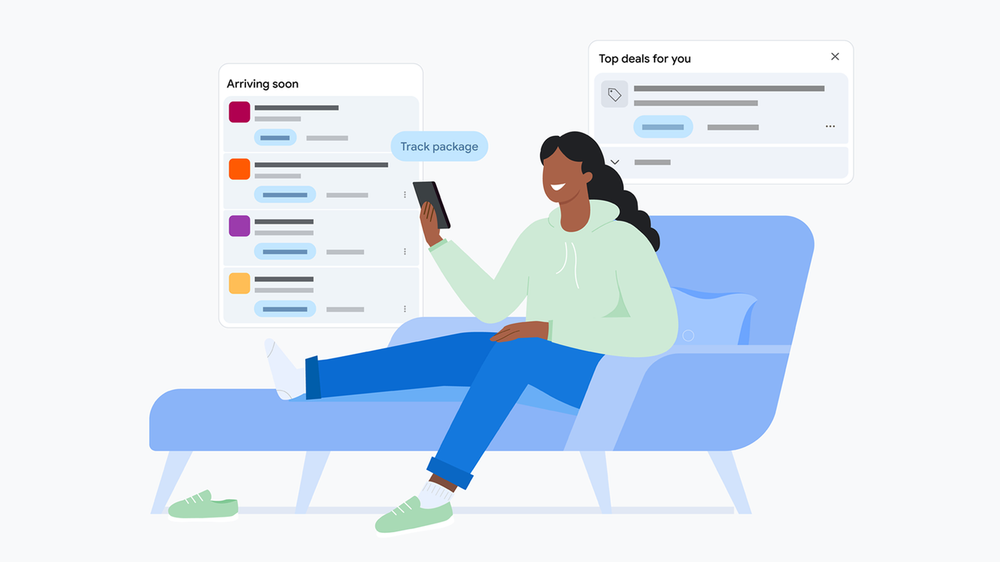 Screenshot of New Purchase Tracking and Promotions in Gmail