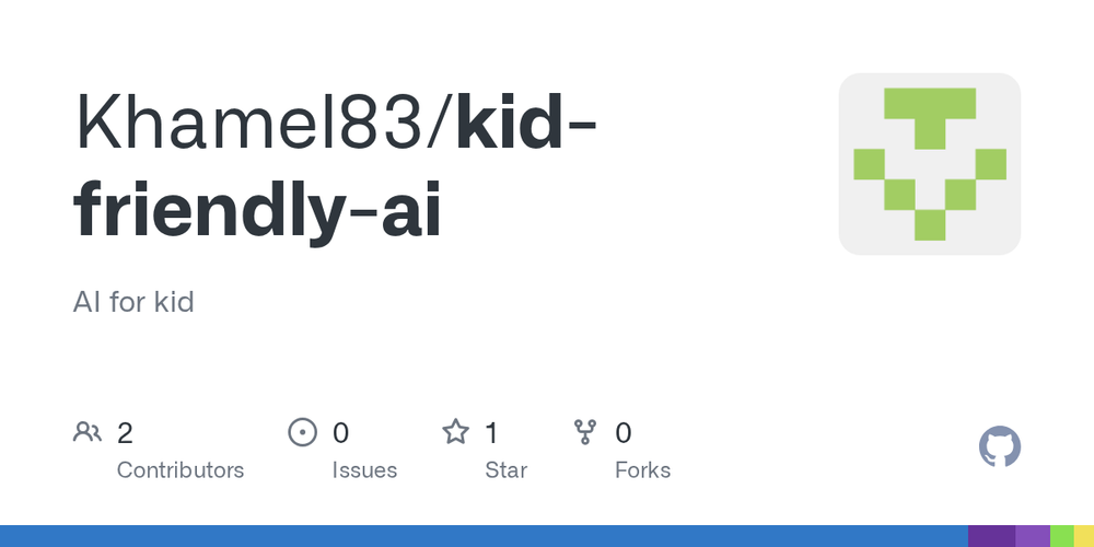 Screenshot of Kid-Friendly AI