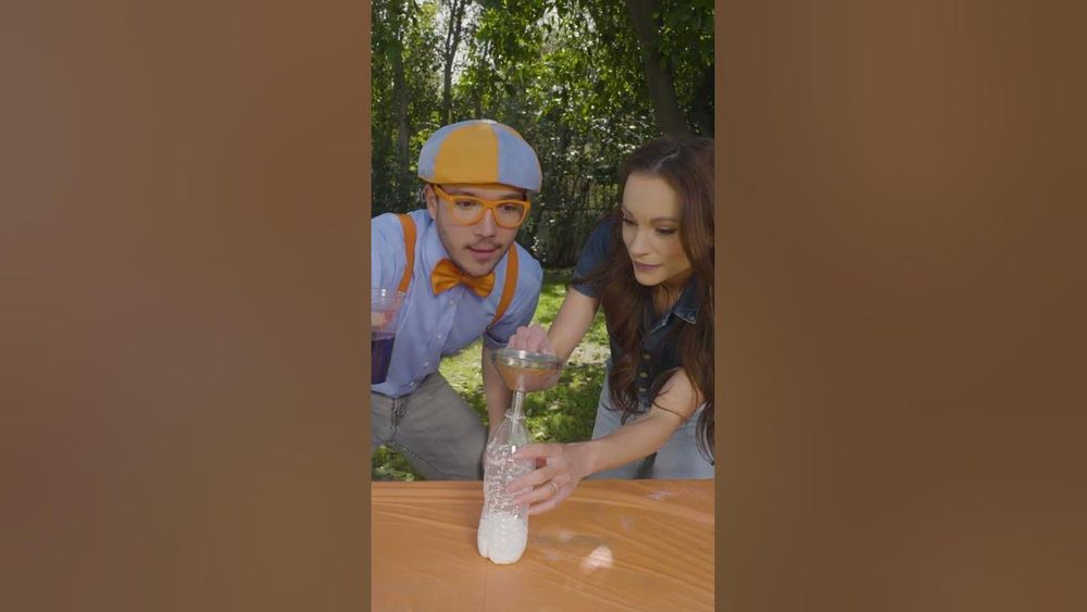 Screenshot of Blippi's DIY Bottle Science Experiment Screenshot of Blippi's DIY Bottle Science Experiment