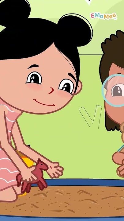 Screenshot of E Shared Her Toy… And Got A New Friend! | EMoMee #shorts #kids