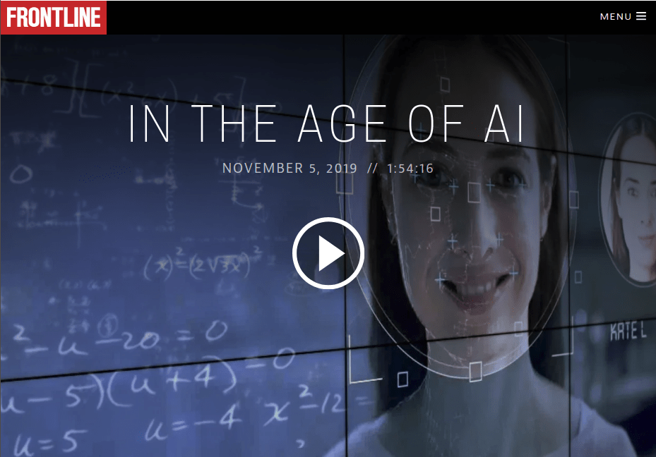 Screenshot of Frontline: In the Age of AI