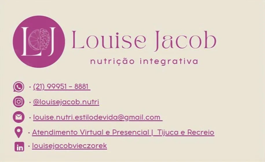 Louise Jacob, nutricionista