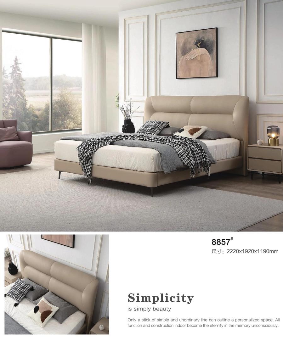 Leather Bed ZP-28