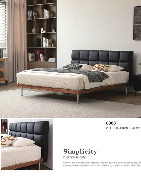 Leather Bed ZP-09