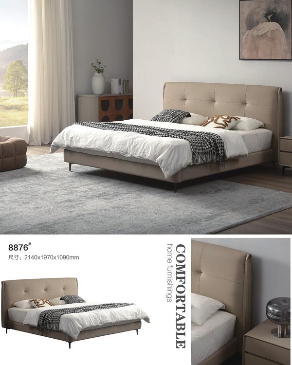 Leather Bed ZP-17