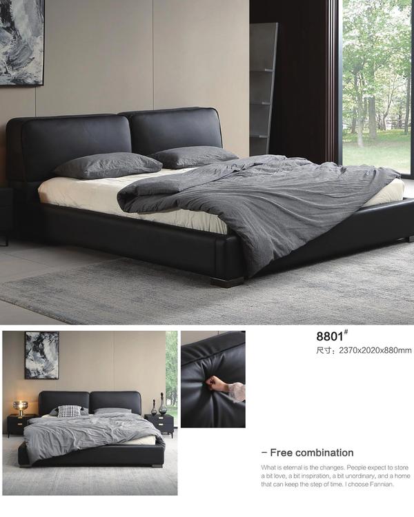 Leather Bed ZP-41