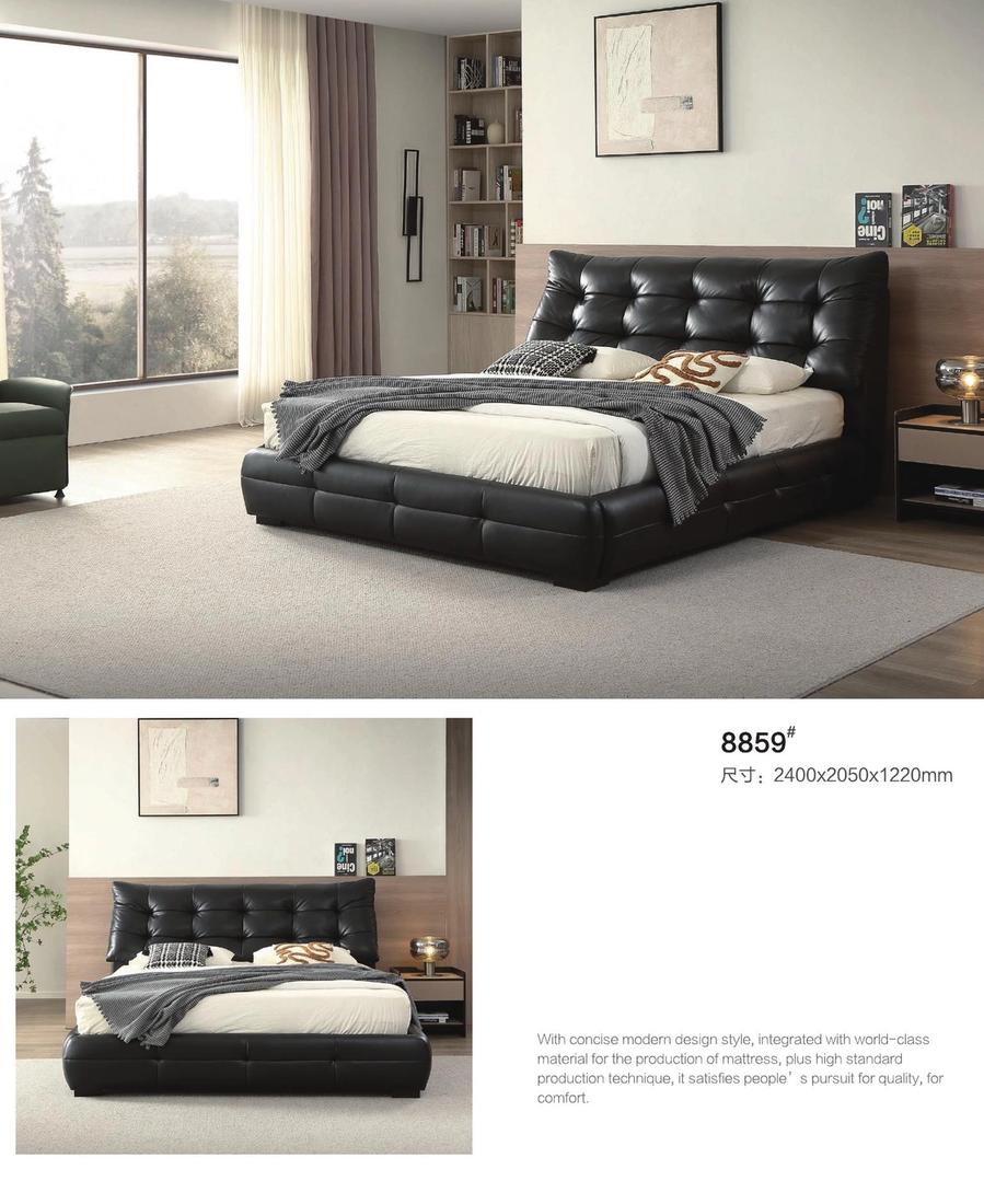 Leather Bed ZP-22