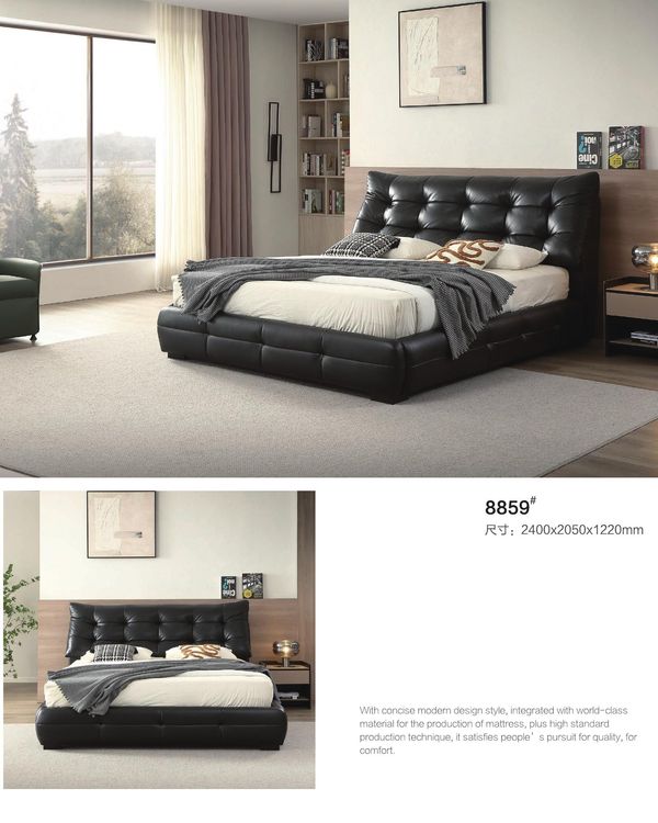 Leather Bed ZP-22