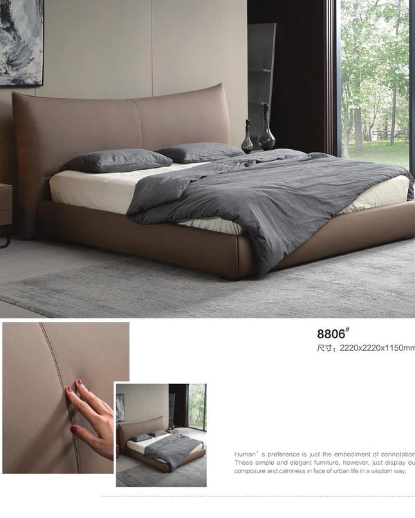 Leather Bed ZP-43