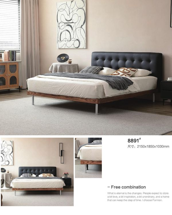 Leather Bed 8891