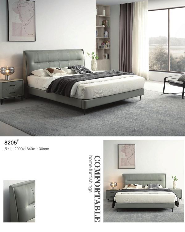 Leather Bed ZP-27