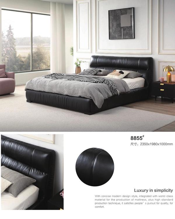 Leather Bed 8855