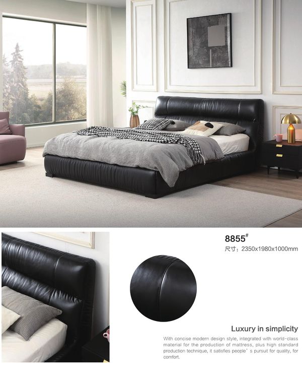 Leather Bed 8855