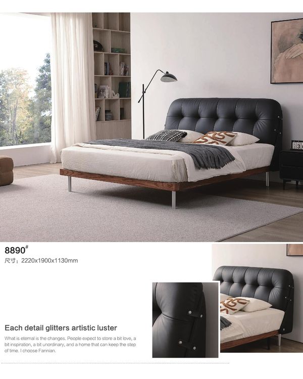 Leather Bed ZP-10