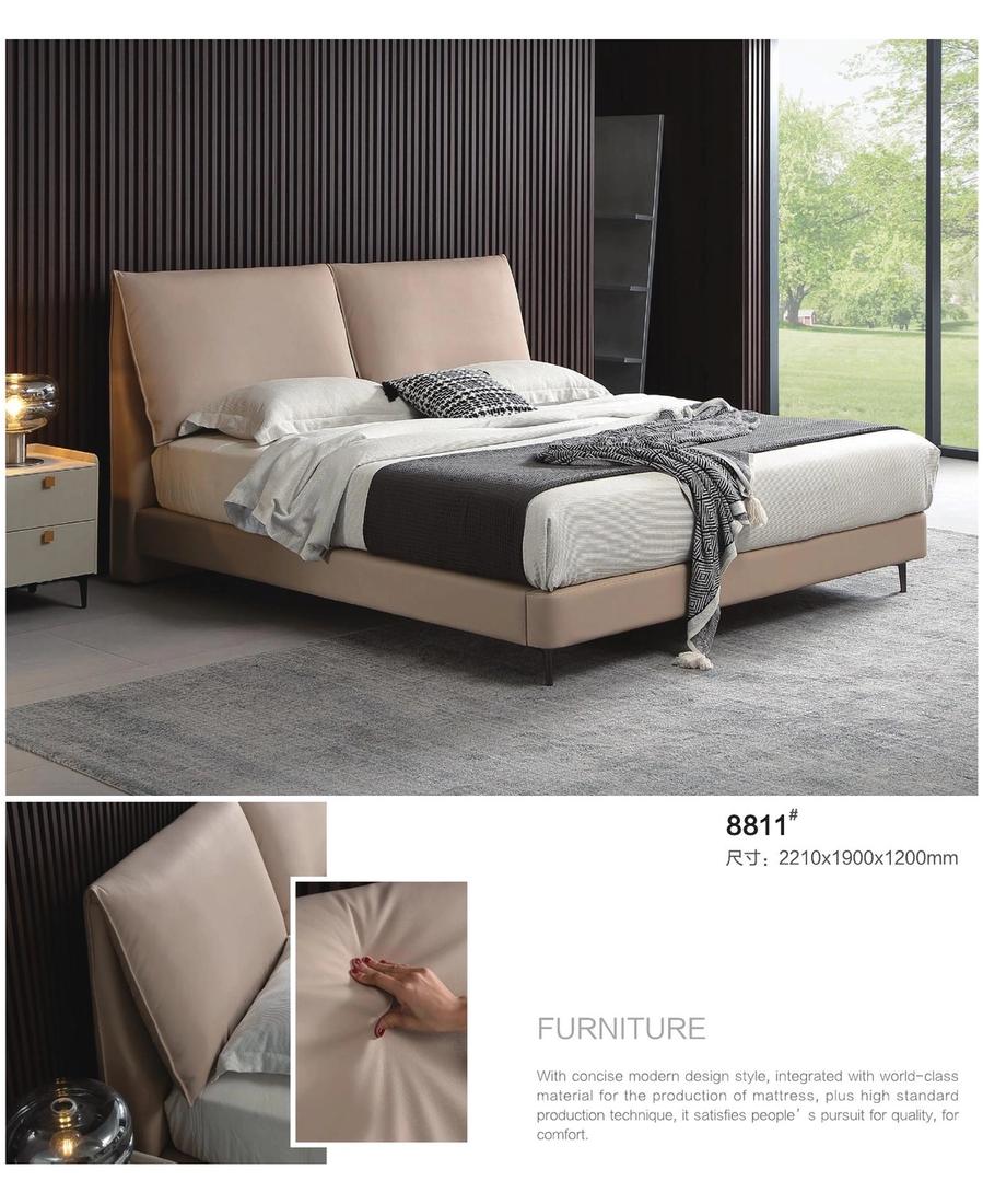 Leather Bed ZP-38