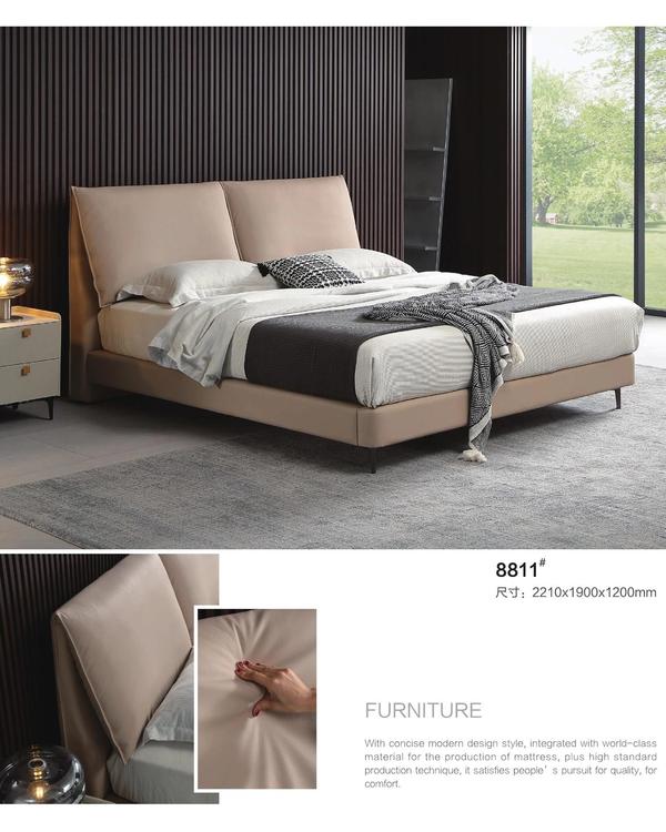 Leather Bed ZP-38
