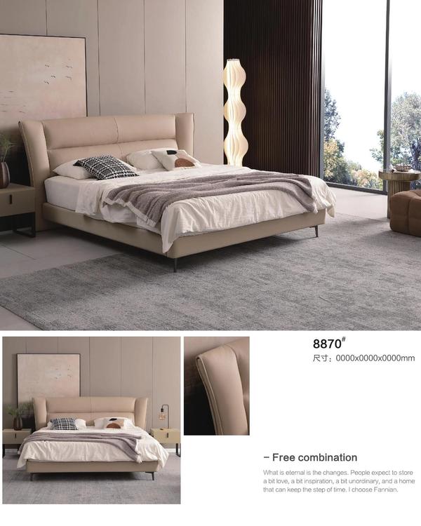 Leather Bed 8870