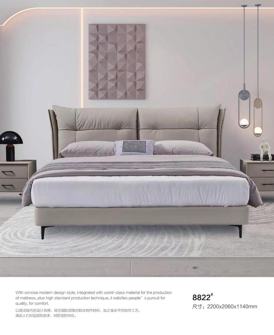 Leather Bed ZP-67