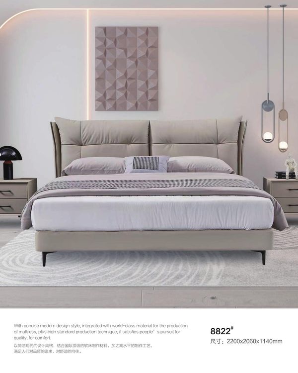 Leather Bed ZP-67