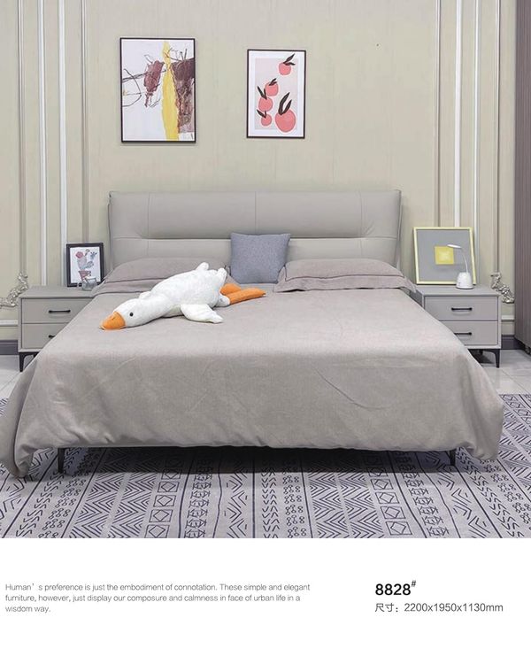 Leather Bed ZP-49