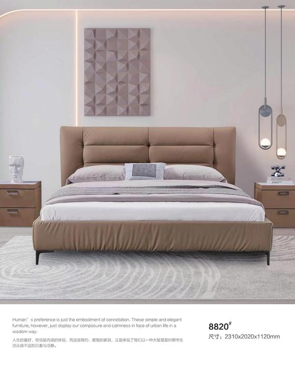 Leather Bed ZP-63