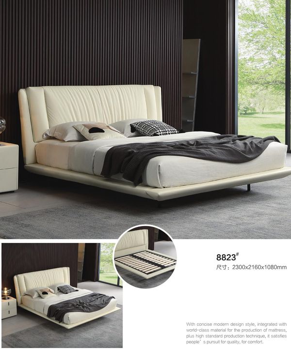 Leather Bed ZP-39