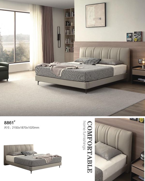 Leather Bed ZP-24