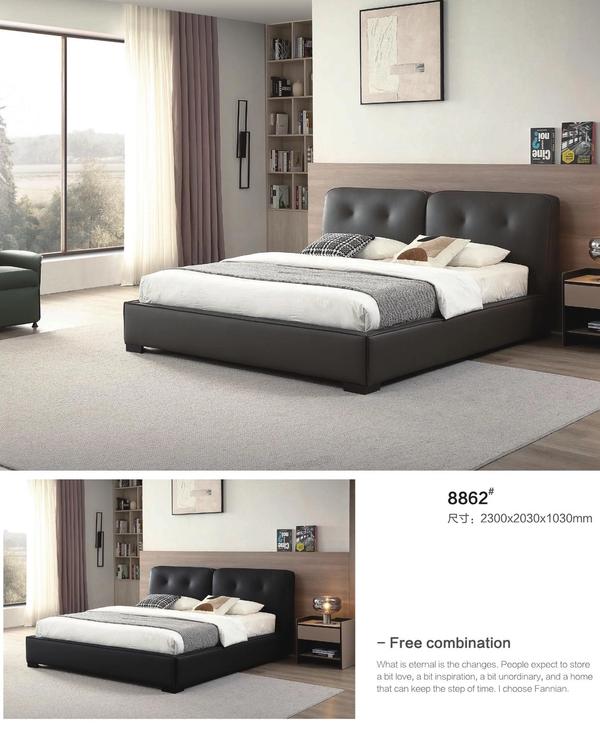 Leather Bed ZP-23