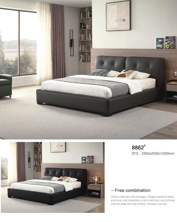 Leather Bed ZP-23
